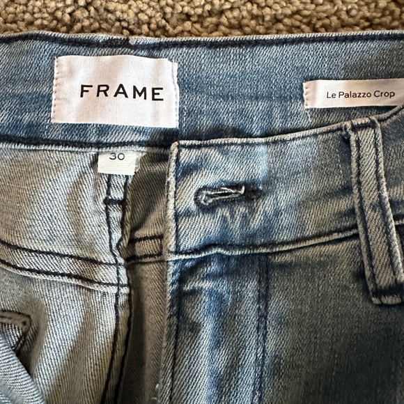 FRAME Le Palazzo Crop Jeans - NWT - Picture 4 of 7